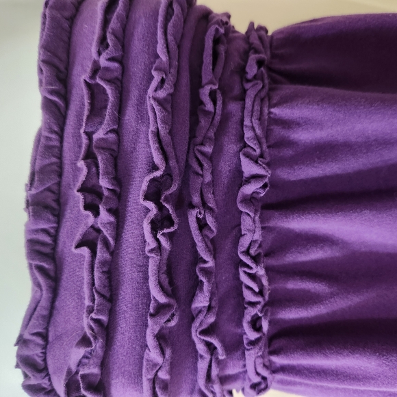 Purple Ruffled Dress - Picture 2 of 4